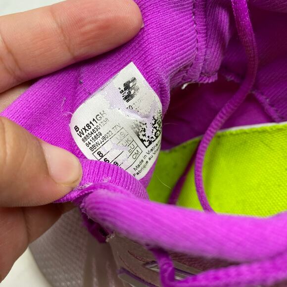 New Balance WX811 Training Sneakers Purple Gray CUSHvGym Shoes Womens Size 8 - Picture 9 of 9